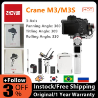 ZHIYUN Crane M3 M3S Camera Gimbal Handheld Stabilizer 3-Axis for Mirrorless Cameras Sony A7III A6600 Gopro Hero10/9/8