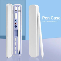 For Apple Pencil Box 1/2 Hard ipad Pencil Case Touch Pen Cover Storage Box Portable Holder Case Accessories stylus Universal