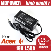 For ACER 19V 1.58A laptop power AC adapter charger Aspire One Pro 531 ZA3 ZG5 ZG8 ZH6 ZH7 ZH9 Ferrar