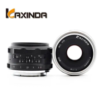 Kaxinda 35mm F1.6 Manual Prime Lens for Canon Sony Fuji M4/3 Mirrorless Camera