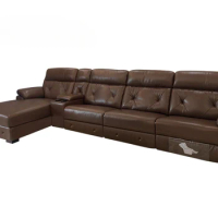 Living Room Sofa set corner sofa recliner manual real genuine leather sectional sofas L modern muebles de sala moveis para casa