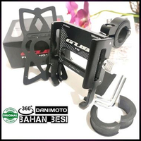 GUB P30 Holder HP Motor Paket Spion & Stang Bulat Bahan Besi PCX ADV Nmax Vario Aerox Scoopy Genio G