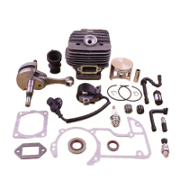 54mm Cylinder Piston Crankshaft Ignition Coil Kit For Stihl MS660 066 MS 660 Gasket Fuel Oil Filter Line Hose Set