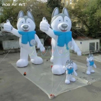 One Piece Inflatable Mascot Siberian Husky,Lovely Inflatable Animal For Outdoor Advertising Exhibition Made By Ace Air Art