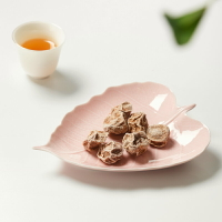 中式陶瓷茶點盤 訂婚果盤家用零食水果碟茶室糕點碟子餐廳甜品臺盤中式茶具中式茶盤 茶具用品