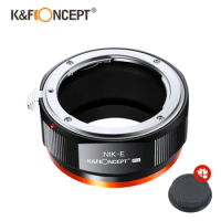 K&amp;F Concept NIK-E PRO Lens Adapter for Nikon F D AI NF Mount to Sony E Mount NEX a1 ZV-E10 FX30 A7R2 A7S3 A7M4 A92 a5000 a6000