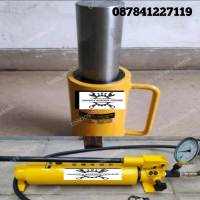 1 Set Hydraulic Pump 2800ml Pressure Gauge + Cylinder Jack 30 T 150mm