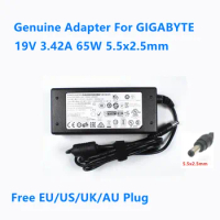 Genuine 19V 3.42A 64.98W 65W YJS065I-1903420D AC Power Adapter For Gigabyte M27Q MSI Monitor Laptop Power Supply Charger