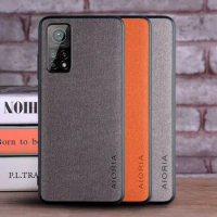 Textile Case for Xiaomi mi 10T Pro 5G Soft TPU with Hard PC 3in1 material perfect touching feel