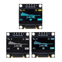 Penggunaan DIY 0.96 inci OLED SSD1306 Whiteblueyellow 128x64 IIC I2C Modul siri papan LCD 12864