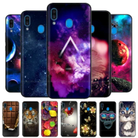 Phone Case for Samsung Galaxy M20 Cute Cartoon Bumper Shells Bags Protective Cover for Samsung M 20 Protective Cases Fundas