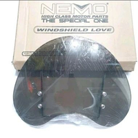 NEMO Windshield LOVE Universal Semua Motor Smoke