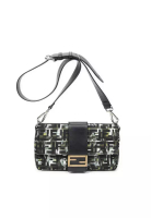 Fendi Pre-Loved Camouflage Crossbody Baguette Belt Bag