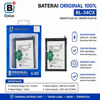 Bplus B+ Baterai Battery Batre BL-34CX infinix smart 3+ / Smart 4+