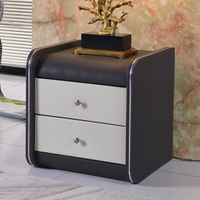 床頭櫃收納櫃床頭櫃皮質迷你簡約現代簡易臥室軟包經濟型40cm35cm30cm床邊櫃