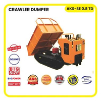 Mesin Pengangkut Hasil Kebun Sawit / Dumper Crawler 800 kg/0.8 ton Hidrolik AKS-SE0.8TD/AKS-SE1.5TD/