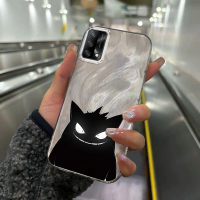 Casing Hp Untuk OPPO A74 A95 F19 F19s Case Casing Geng Ghost Pola Cangkang Bulu ponsel HP Kasing Sil