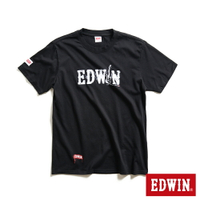 EDWIN EDGE搖滾LOGO短袖T恤-男款 黑色 #503生日慶