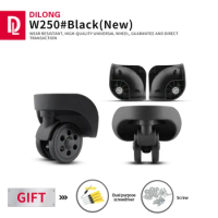 DILONG W250 Suitable for Luggage Wheel Replacement Pulley Trolley Luggage Accessories Universal Password Box Roller Silent Wheel