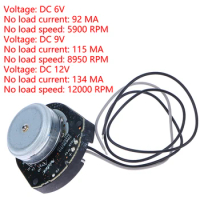 High Quality Metal Micro 24mm Brushless CCW Motor DC 6V-12V 12000RPM High Speed Strong Magnetic With Driver Board Motor New