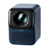 มินิโปรเจคเตอร์ โปรเจคเตอร์ แบบพกพา ความละเอียด Full HD รุ่น T2 Max สีน้ำเงิน