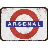Arsenal Underground Metal Sign Plaque