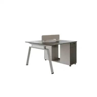 NORMICO Meja Kantor Workstation ZYZ00101 & ZYZ00301 2-4 Seater Minimalis Modern dengan Laci & Partis
