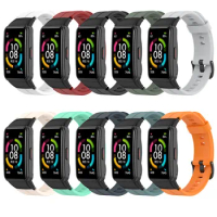 Colorful Soft Silicone Sport Band Straps For Huawei Band 6 Smart Watch Wristband Replacement Smart Watch Strap For HUAWEI 6