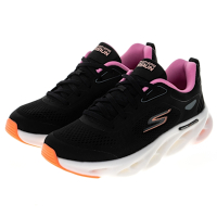 SKECHERS 女鞋 慢跑系列 GO RUN SWIRL TECH SPEED - 129496BKPK