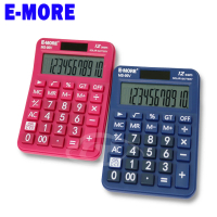 【E-MORE】精算快手-12位數桌上型計算機(MS-99v)
