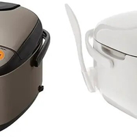 NP-HCC10XH Induction Heating System Rice Cooker and Warmer, 1 L, Stainless Dark Gray &amp; NS-ZCC10 Neuro Fuzzy Cooker