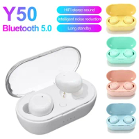 Y50 TWS wireless bluetooth headset 5.2 bluetooth headphones Gaming Headset Microphone in-ear Wireless Earbuds For xiaomi iphone