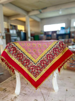 ผ้าปูโต๊ะ, ผ้าคลุมโต๊ะเคียงพระสงฆ์ 8 สี 8 ลายไทยสวยงาม (A set of side table cloth)