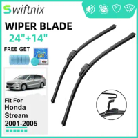 Car Wiper Blades for Honda Stream 2001-2005 Front Windscreen Windshield Wipers Rubber Car Accessories 2001 2002 2003 2004 2005
