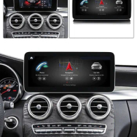 Android 11 is suitable for Mercedes-Benz C-class V-class / GLC-class W205 car large screen Android central control navigation 8+