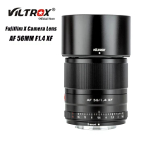 Viltrox 56mm F1.4 Auto Focus Portrait Large Aperture Lens Telephoto Lens for Fujifilm Fuji X Mount Camera Lens X-T30 X-T3 X-T4