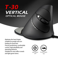 Zelotes T-30 Wired Optical Mouse Vertical Mouse Usb Wired SSS