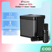 Baru - Sonix SK4 Speaker Bluetooth Karaoke 2Mic Speaker Aktif Full Bass Subwoofer 3D Stereo TV AUX H