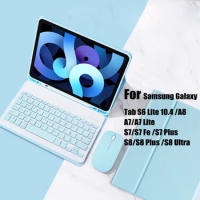 Magnetic Tablet Keyboard Case for Samsung Galaxy Tab S6 Lite 10.4 A8 10.5 S7 S8 11 12.4 14.6 Cover with Toupad Keyboard Mouse