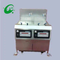50L GAS open fryer pressure fryer(With oll pump) deep fried chicken machine stainless steel air pressure fryer