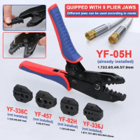 Pressing Connector Plier Tool Pressed Set Electrician Coaxial Tools Electronics Electrical Crimping Cable