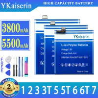 YKaiserin Battery For Oneplus 1+ For OnePlus 1 2 3 3T 5 5T 6 6T 7 For OnePlus1 OnePlus2 OnePlus3 OnePlus3T OnePlus5 OnePlus5T