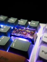 Artisan Resin Keycaps Gear Astronomy Backspace Key MX Switch untuk Keyboard