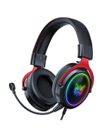 หูฟังเกม Metal Mesh RGB (สีแดง) รุ่น X10