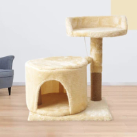 Cat Climbing Tree, Pet Toy Tower, Scratching Post, Jumping Frame