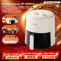 Nồi chiên không dầu Gaabor AF-40M01A Dung tích 4L điều chỉnh nhiệt và thời gian 2 nút cơ tiện lợi dù