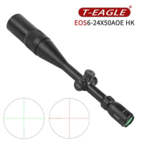 EOS 6-24x50 AOE HK Compact Optical Sight Wire Reticle Tactical Riflescope For Hunting Illuminate Optics Airgun Airsoft