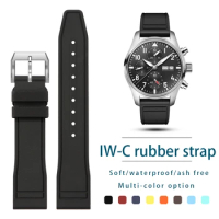 High quality silicone rubber strap FOR IW-C PILOTS WATCHES PORTOFINO VINTAGE watchband 20MM21MM 22MM watch strap
