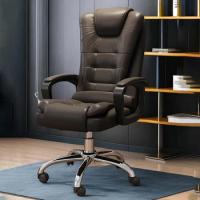 Black Ergonomic Office Chair Nordic Modern Relax Study Gaming Chair Comfy Comfortable Computerstol Og Skrivebord Furniture