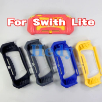 10PCS Case For Nintendo Switch Lite TPU+PC Protective Cover For Switch Lite Shell With Glass Film Cap Anti-Scratch